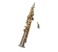 Saxofón Soprano Llave Dorada Plateada Con Estuche Cañas Para Saxo Soprano Cuello Beginner Saxofón
