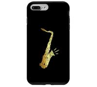 Saxofón Tenor (Amarillo Vintage) Sax Carcasa para iPhone 7 Plus/8 Plus