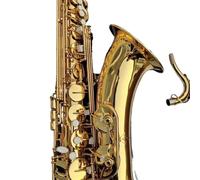 Saxofón Tenor B-plano Latón Lacado Oro Profesional Tocando Instrumento de Jazz de Viento de Madera Saxofón Con Estuche Beginner Saxofón (Color : Light Green)