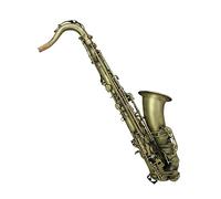 Saxofón Tenor Bb De Bronce Antiguo De Alta Calidad Con Tecla #F De Paso Alto Y Tecla F Frontal Saxofón para estudiantes