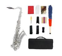 Saxofón Tenor Bb Profesional, Instrumento De Viento De Madera Con Estuche, Accesorios De Boquilla, Latón Lacado En Oro B Plano (Color : 3)