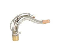 Saxofón Tenor Con Cuello Curvado, Piezas De Accesorios De Repuesto Para Instrumentos De Viento De Madera, Chapado En Plata Y Tenor Extendido