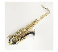 Saxofón Tenor Flat B Cuerpo De Latón Niquelado Teclas Doradas Saxofón Con Estuche Saxofón para estudiantes