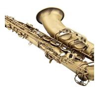 Saxofón Tenor Profesional B Instrumento De Jazz De Voz Plana Nostálgico Patrón De Tallado Uno A Uno Saxo Tenor Beginner Saxofón (Color : High-end bags)
