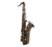 Saxofón Tenor Profesional B Plano Cobre Antiguo Saxofón Instrumentos Musicales Simulación Inscripción Tallada