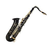 Saxofón Tenor Profesional Bb Tune B Flat Sax Black Nickel Gold Surface Instrumentos De Latón Con Estuche Saxofón profesional