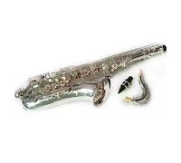 Saxofón Tenor Profesional Silver B-flat El Instrumento De Saxo Tenor Más Cómodo Saxofón para estudiantes