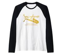 Saxofón Todo lo demás es solo acompañamiento divertido Camiseta Manga Raglan
