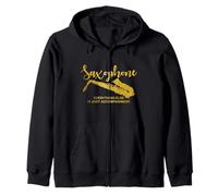 Saxofón Todo lo demás es solo acompañamiento divertido Sudadera con Capucha