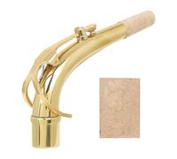 Saxofón vintage con cuello curvo para saxofón alto, boquilla de latón, instrumentos de saxofón curvado con hoja de corcho, accesorios para saxofón