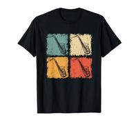 Saxofón Vintage Saxofonista Jugador Jazz Música Amante Camiseta