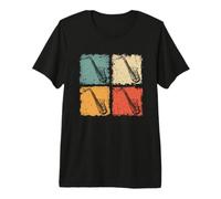 Saxofón Vintage Saxofonista Jugador Jazz Música Amante Camiseta Premium