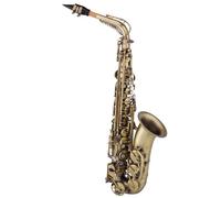 Saxofone Saxofón Alto De Bronce Antiguo Mate Con Cuerpo Latón En Mi Bemol Mayor