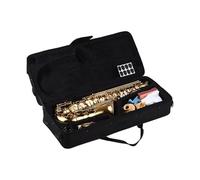 Saxofone Saxofón Alto En Mi Bemol Con Acabado Latón Estuche Y Correa Para Guante