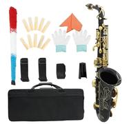 Saxofone Saxofón Alto En Mi Bemol Con Esquema De Colores Azul Y Dorado Que Incluye Accesorios Para El Instrumento(3/4)