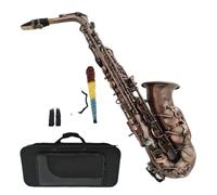 Saxofone Saxofón Alto En Mi Bemol De Bronce Antiguo Instrumento Profesional Rendimiento