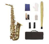 Saxofone Saxofón Alto En Mi Bemol Instrumento De Cuerpo Metal Para Principiantes Y Adultos