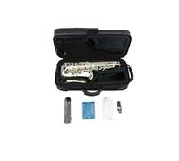 Saxofone Saxofón Alto Profesional Con Cuerpo Plateado Y Tono En Mi Bemol Funda