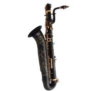 Saxofone Saxofón Alto Profesional De Cuerpo Negro En Mi Bemol Bajo
