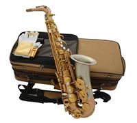 Saxofone Saxofón Alto Profesional De Latón Rosa Mate Con Campana Aleación Cobre Y Níquel En Tonalidad Mi Bemol Viene Estuche