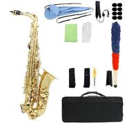 Saxofone Saxofón Alto Profesional En Mi Bemol Con Cuerpo De Latón Y Diseño Curvatura Optimizado(3/4)