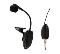 Saxofones inalámbricos para instrumentos, micrófono inalámbrico UHF 2.4G, saxofón Erhu, trompeta, transmisores receptores de saxofón (1 en 1 para saxofón)
