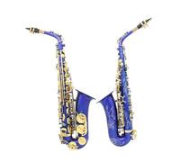 saxofones Instrumentos de cuerpo de latón para saxofón alto en mi bemol(Blue Sax)