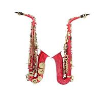 saxofones Instrumentos de cuerpo de latón para saxofón alto en mi bemol(Red Sax)