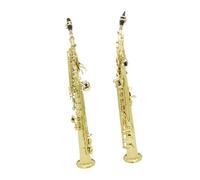 saxofones Instrumentos de cuerpo de latón para saxofón soprano en si bemol(Gold)