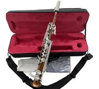 Saxofones Para Principiantes Saxofón Agudo De Color Dorado Intenso Con Teclas Plata Satinada Y Una Llave En Si Bemol Grave