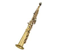 Saxofones Para Principiantes Saxofón Soprano De Tubo Recto Latón En Si Bemol Mayor Instrumento Viento Madera Con Patrones Grabados