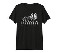 Saxofonista Evolución Divertido Saxofonista Músico Músico Camiseta Premium