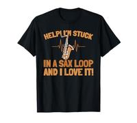 Saxofonista Jazz Músicos - Instrumento Música Saxofón Camiseta