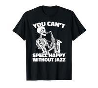 Saxofonista Músicos Instrumento - Música Jazz Saxofón Camiseta