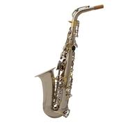 SaxofónSaxofón Para Adultos Saxofón Profesional Alto En Mi Bemol Con Teclas De Níquel Brillante Y Cobre Blanco