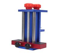 SAXOJONON Abrazadera de puerta de armario para carpintería, altura ajustable de 0 a 30 mm, herramienta de instalación de bisagra de aleación de aluminio con diseño de seguridad dual para una