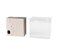 SAXOJONON Bloc de notas 3D con diseño de castillo de papel, bloc de notas, decoración del hogar con luz