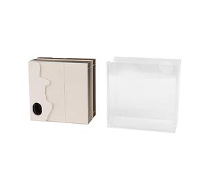 SAXOJONON Bloc de notas 3D con diseño de castillo de papel, bloc de notas, decoración del hogar con luz