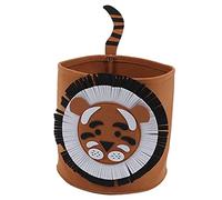 SAXOJONON Caja de almacenamiento plegable grande para juguetes, suministros para mascotas, cesta organizadora con tapa, contenedor de tela multiusos para el hogar, guardería, oficina, decoración y