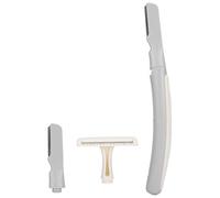 SAXOJONON Cortadora de cejas, cabezal reemplazable, red protectora, mango ergonómico, para cuidado personal, afeitadora para el cabello, diseño seguro e higiénico