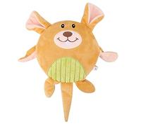 SAXOJONON für Polyester -Zahnenspielzeug für Hundetraining kauen Spielzeug, farbenfrohes Tiermuster, langlebig und sicher für Hunde, Weiche strukturierte Oberfläche, fördert (Hund)