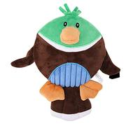 SAXOJONON für Polyester -Zahnenspielzeug für Hundetraining kauen Spielzeug, farbenfrohes Tiermuster, langlebig und sicher für Hunde, Weiche strukturierte Oberfläche, fördert (Huhn)