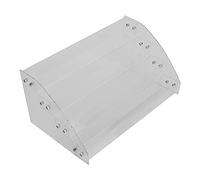 SAXOJONON Organizador de cosméticos acrílico para Almacenamiento de Vidrio, diseño Multicapa, Duradero, Lavable, ordenado, Organizador de tocador Noble y Simple (4 Capas)