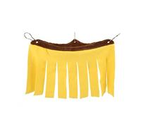 SAXOJONON Small Animal Tassel Hammock, Soft Breathable Pet Tassel Strip Hammock for Rabbit Hamster, for Small Pet Cage Accessories