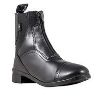 Saxon - Botines de equitación Modelo Syntovia para niñas y niños (35.5 EU) (Negro)