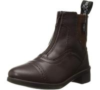 Saxon - Botines Modelo Syntovia con Cremallera para Adultos Unisex (45 EU) (Marrón)