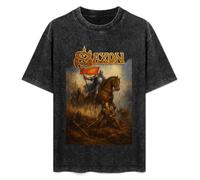 Saxon Crusader Mens T-Shirt Black Unisex Top tee 3XL