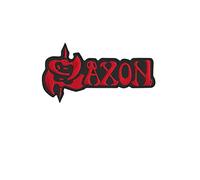 Saxon Heavy Metal Band_1 parche patch bordado con logotipo para planchar de hierro en apliques