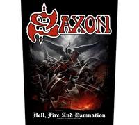 SAXON - HELL, Fire and DAMNATION - Parche para la espalda - Backpatch - Halle15Clothes