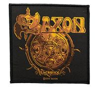 Saxon - Parche - Sacrifice Patch - tejida & licencia oficial.